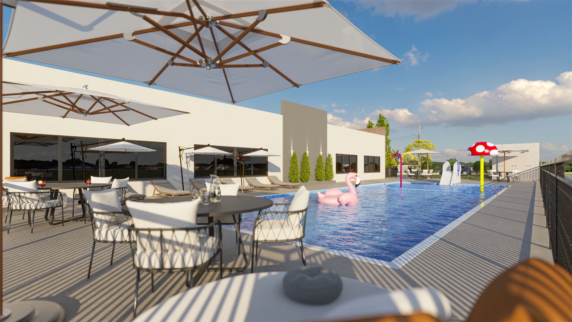 Piscina Alpnach Residence Indaiatuba