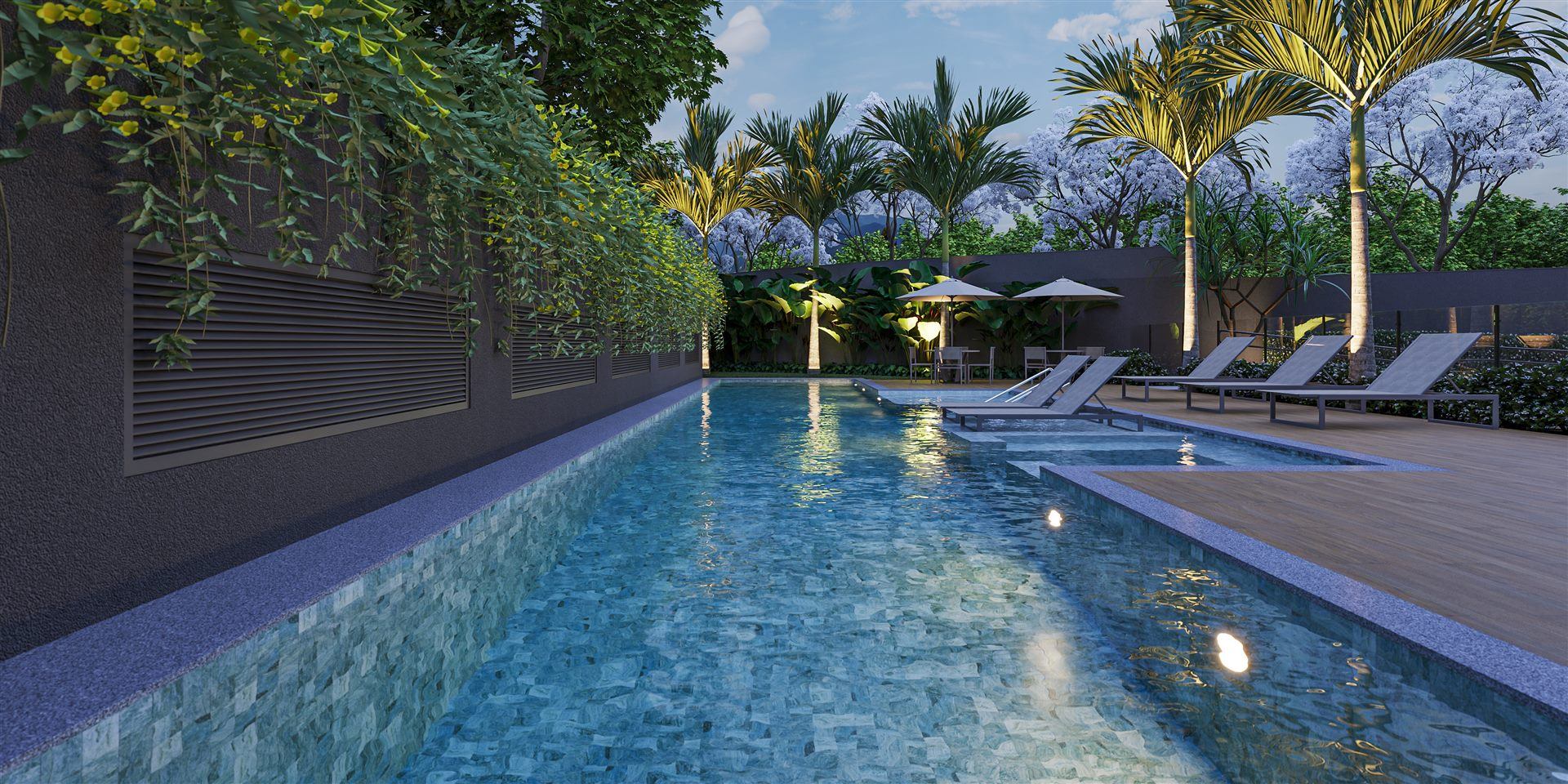 Piscina do Areté Home Indaiatuba