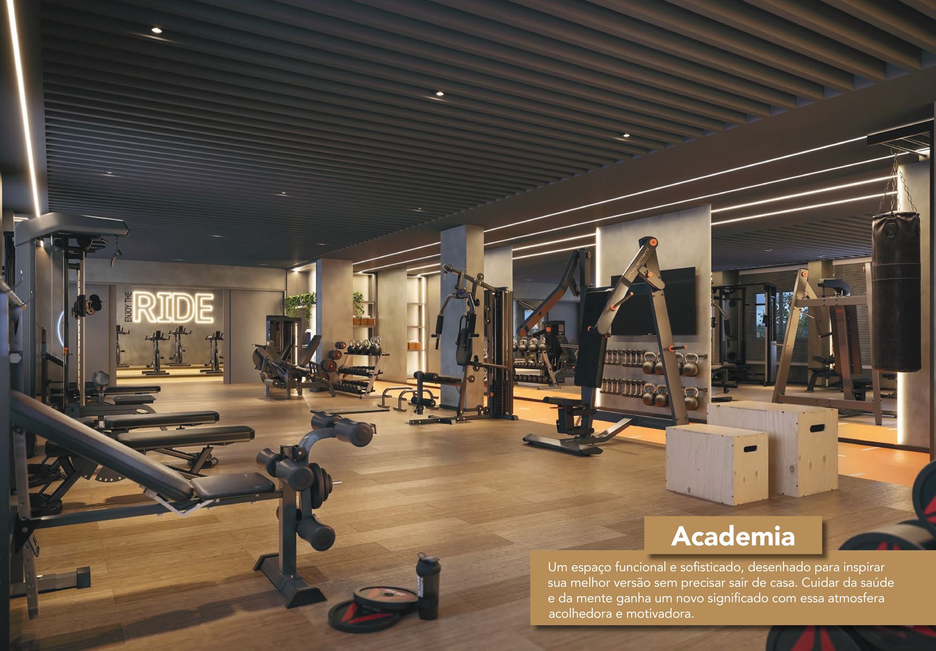Academia equipada Aurora Indaiatuba