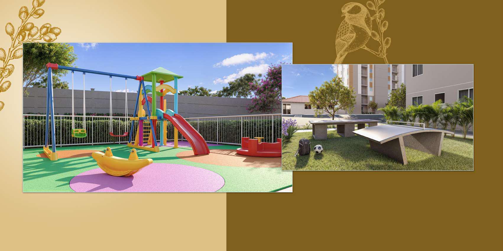 Playground e jogos Gran Vic Canário