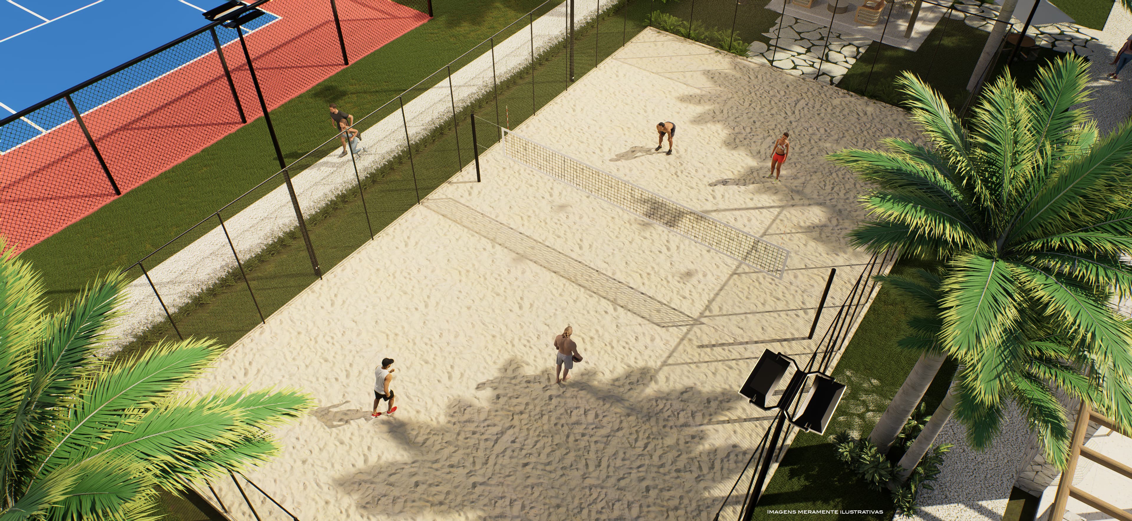 Quadra de beach vôlei San Marino Indaiatuba