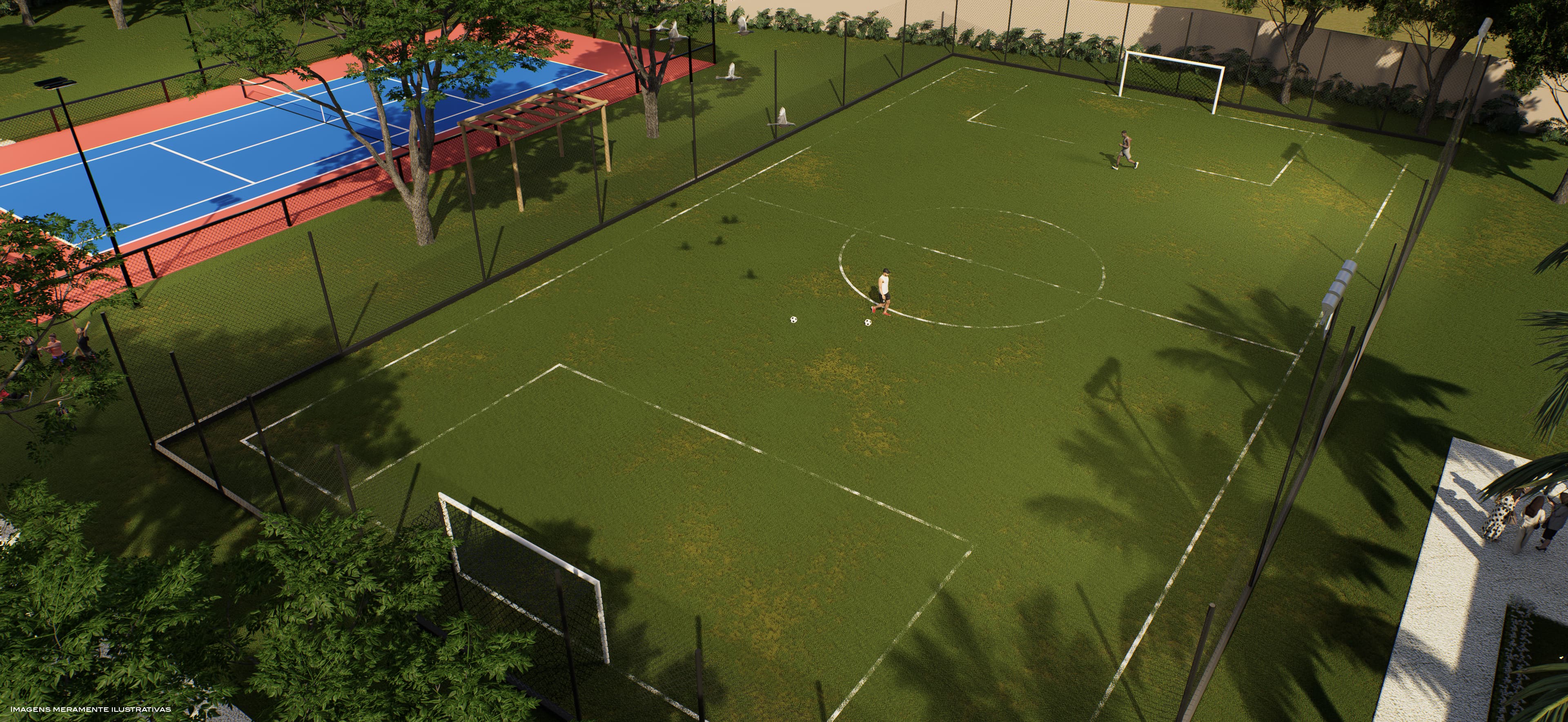 Campo de futebol society San Marino Indaiatuba