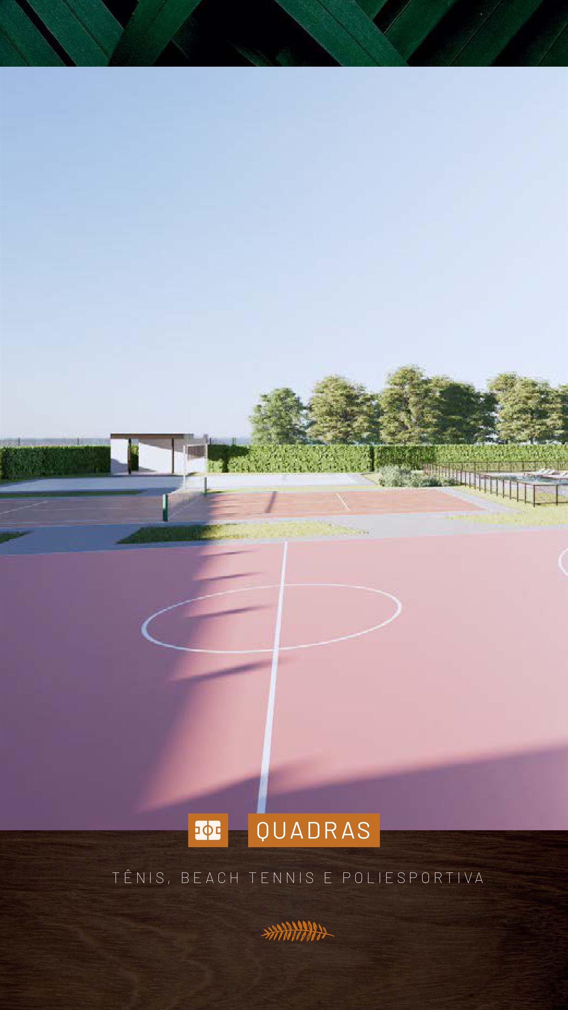 Quadras esportivas Reserva Botânica
