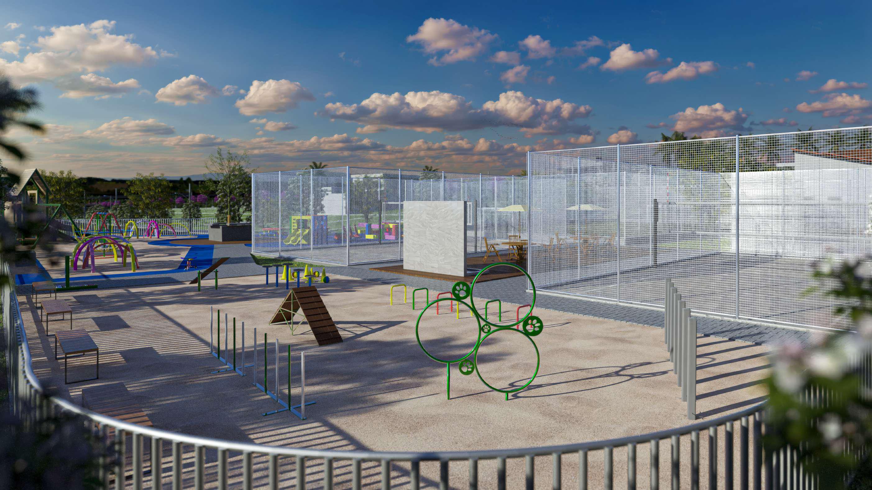 Espaço pet e playground Residencial Ravello