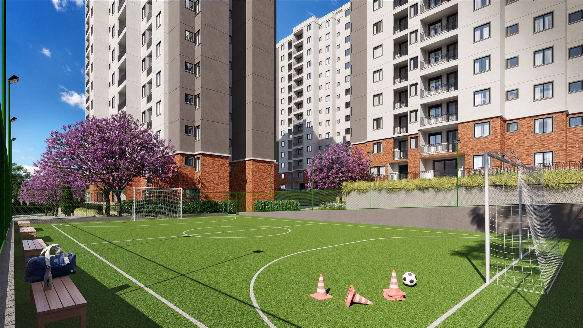 Campo gramado Spazio Italia