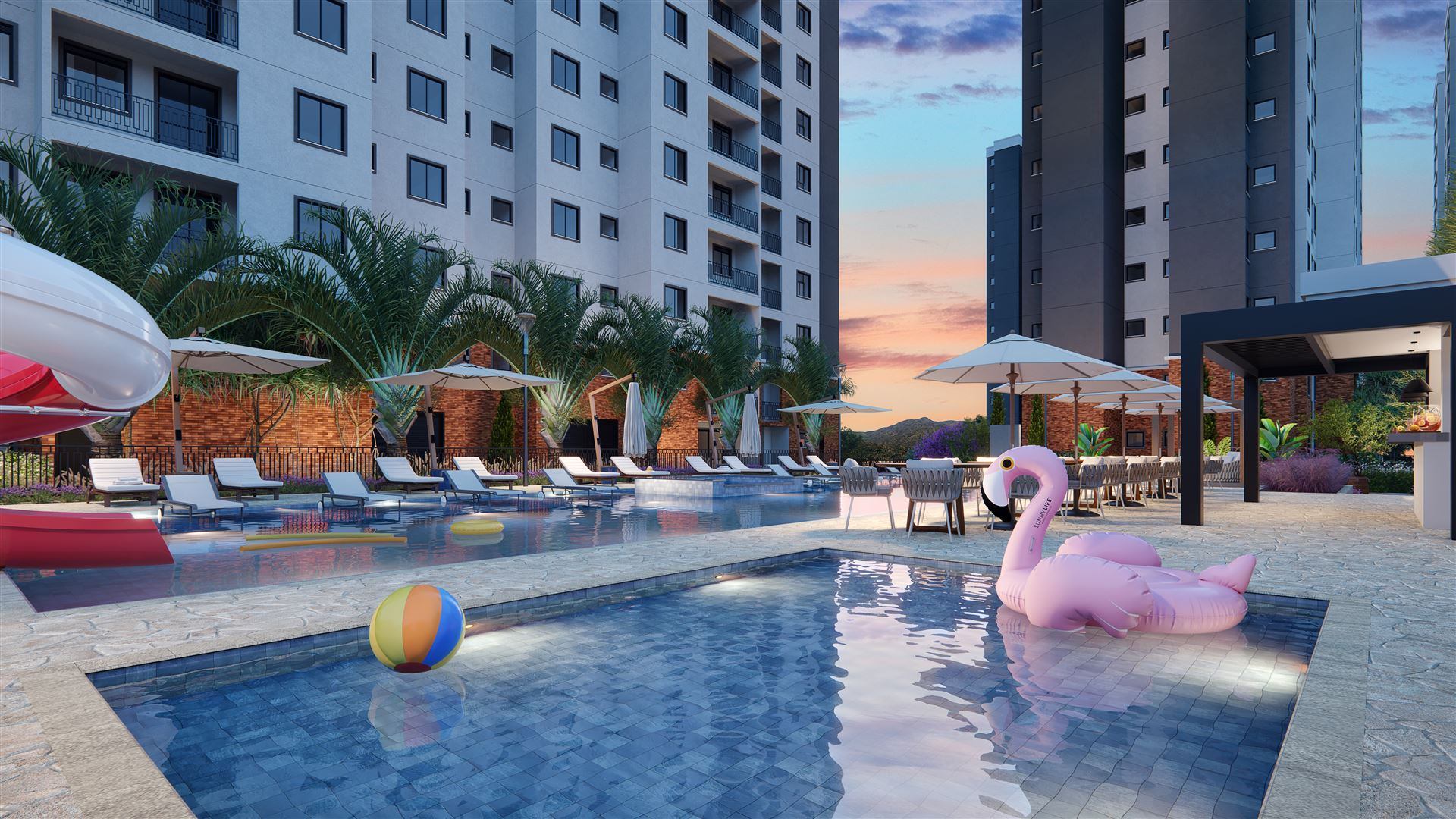 Piscina infantil Spazio Italia