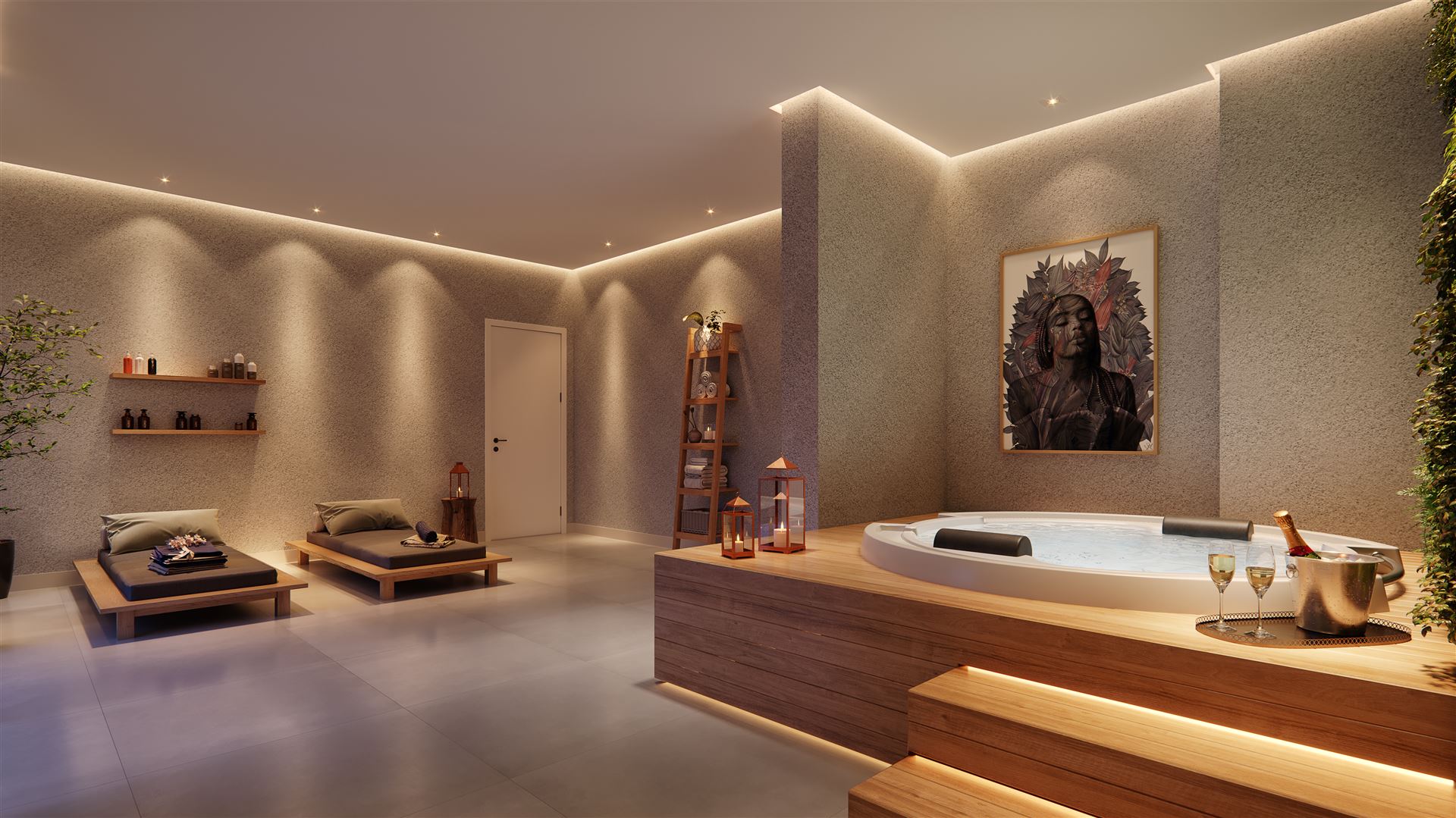 Sauna e Espaço Detox Spazio Italia