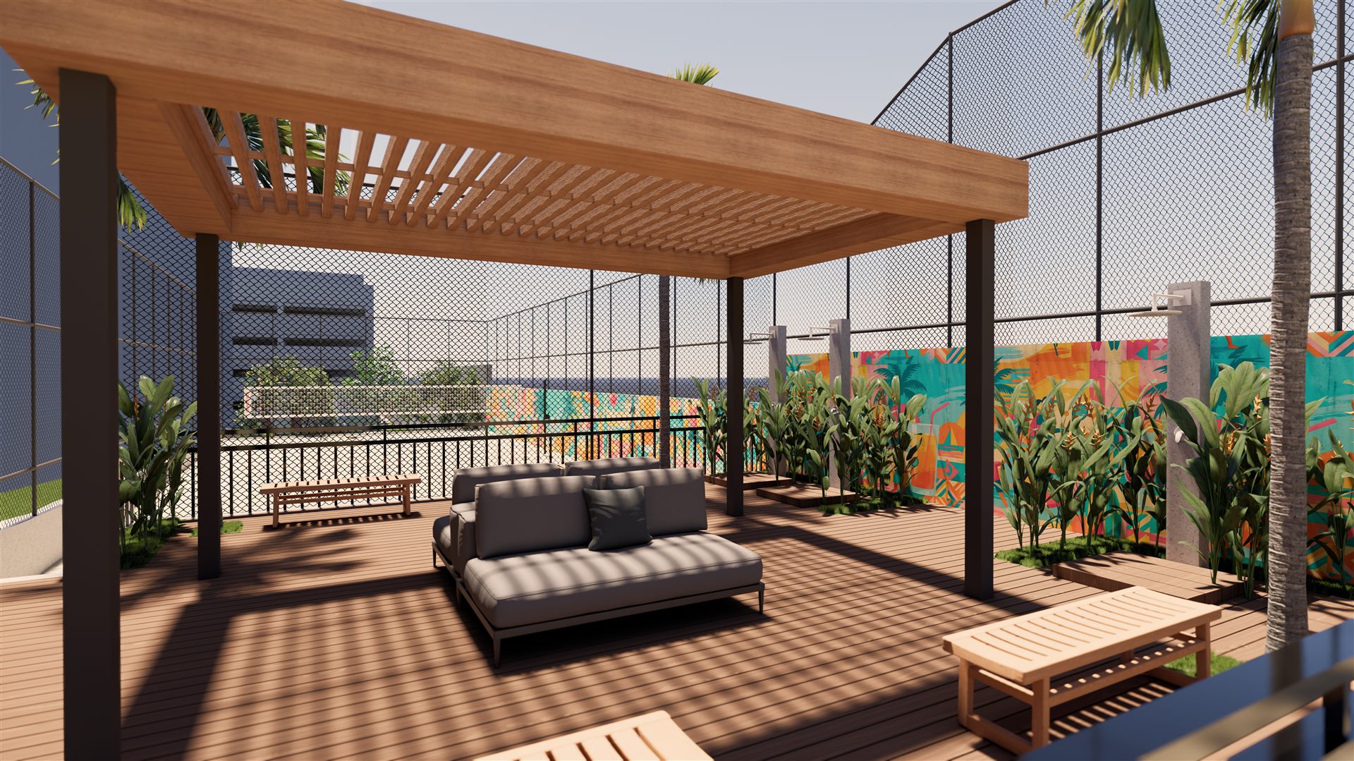 Lounge Beach Uni Residencial Indaiatuba