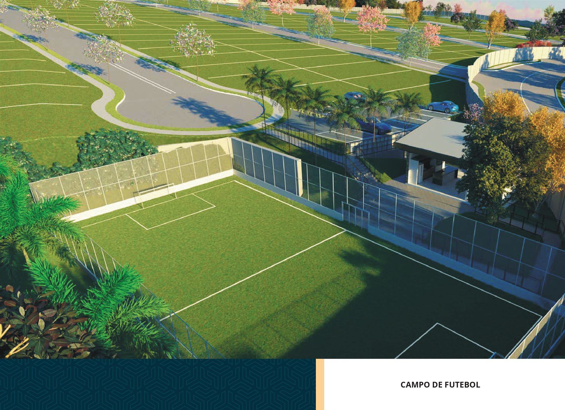 Área de lazer do Residencial Vila Fahl