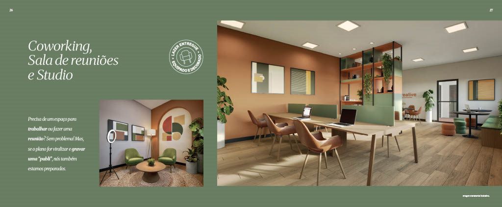 Coworking Sala de Reunião e Studio Viva Parque Aura